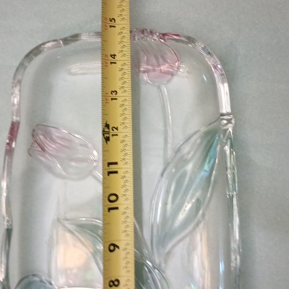 Mikasa Crystal Tulip Platter - Picture 3 of 4